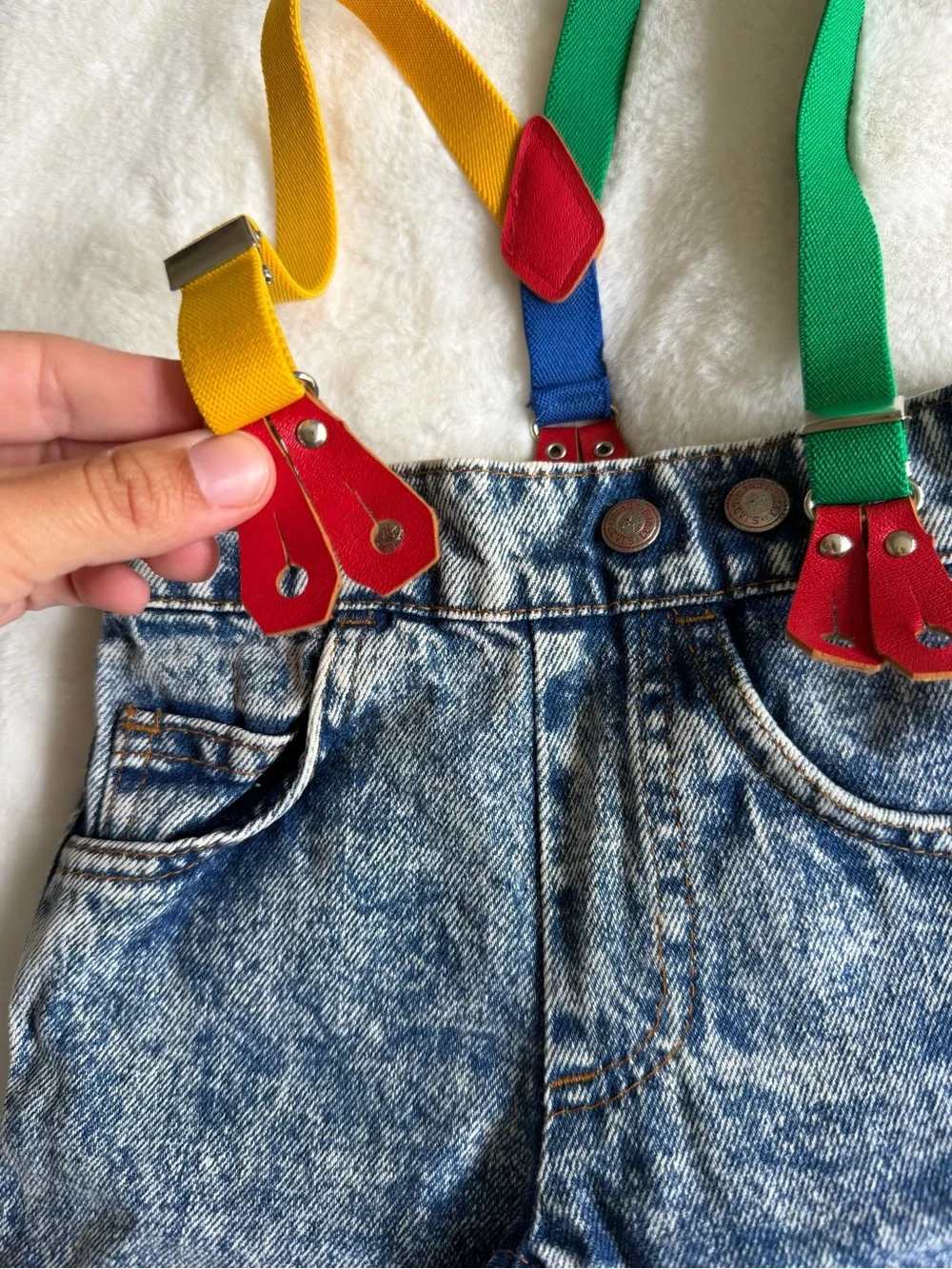 Vintage Little Levi’s Orange Tab USA Jeans 9 Months